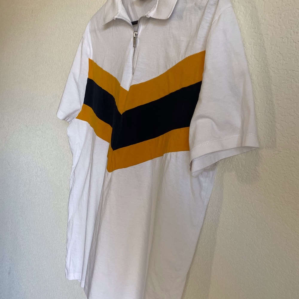 ASOS Half ZIP Polo Shirt Size XL
